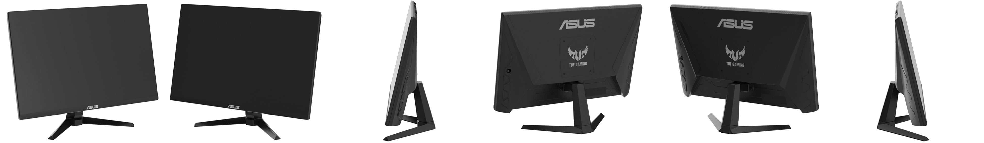Asus TUF Gaming 23.8" Curved LCD Monitor, Black (VG24VQ1BY)