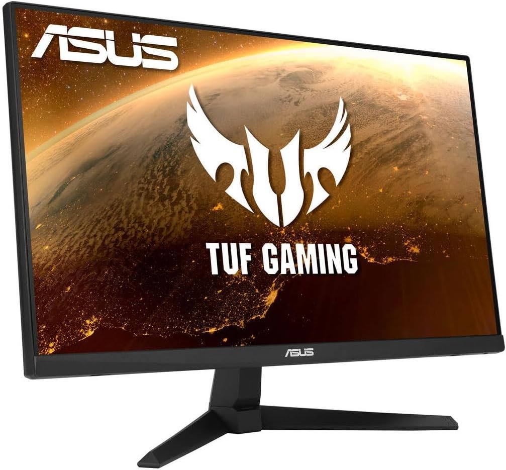 Asus TUF Gaming 23.8" Curved LCD Monitor, Black (VG24VQ1BY)