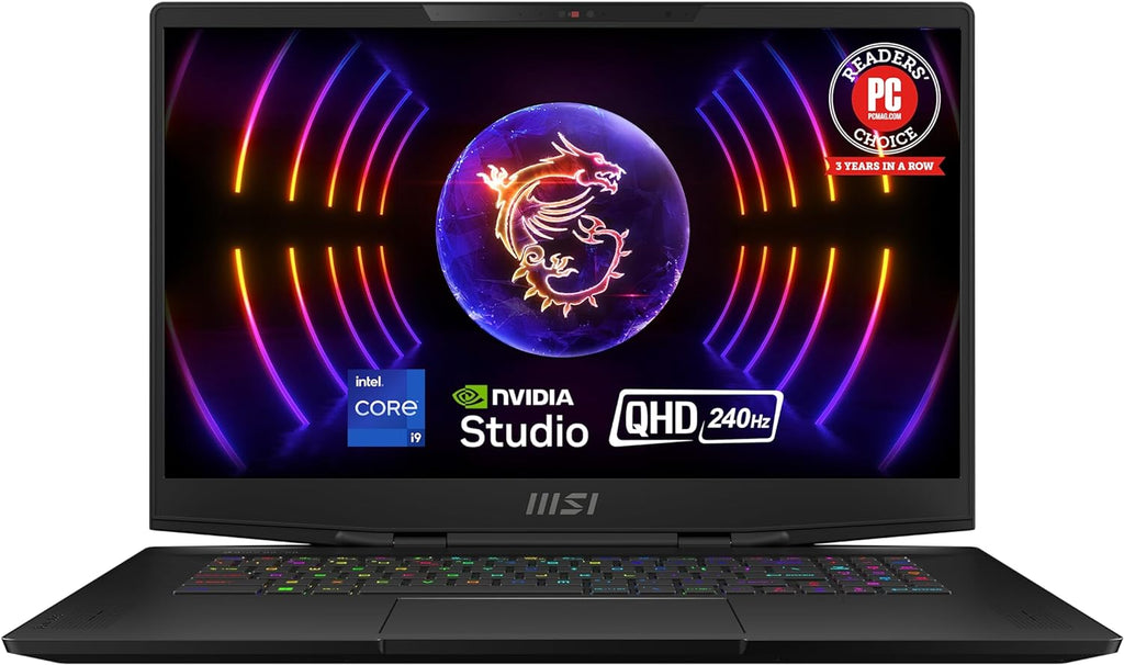 MSI Stealth 17 Studio A13VI-017US 17.3" Laptop, Intel Core i9-13900H, 64GB Memory, 2TB SSD, Windows 11 Pro (STEALTH1713017)