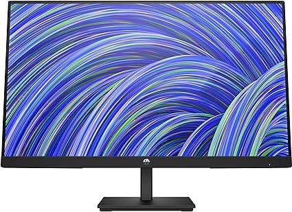 HP V24i G5 24" LCD Monitor, Black (65P58AA#ABA)