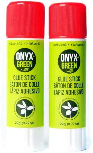 Onyx and Green 4701 Glue Sticks, Non-Toxic, 2 Piece