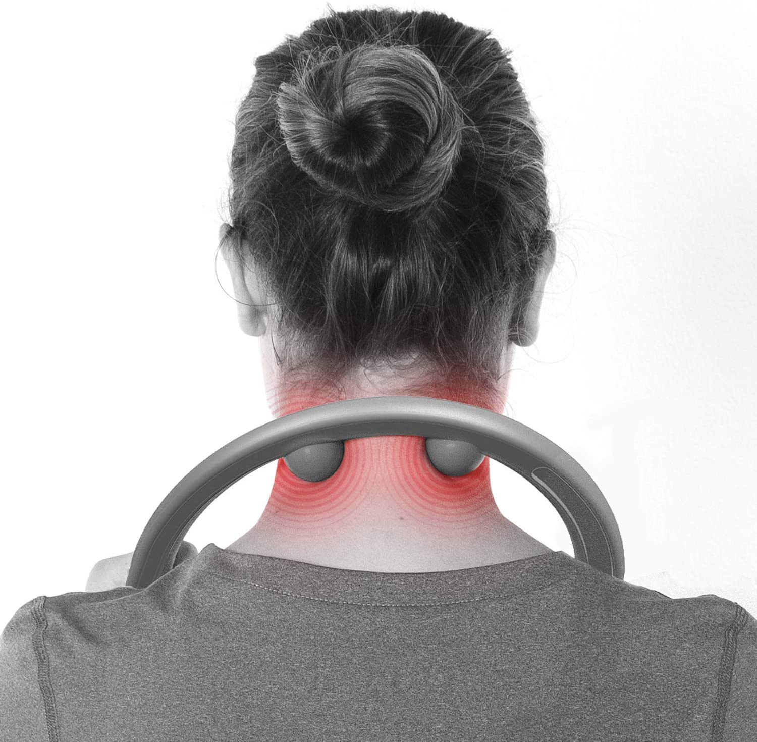 LiBa Back and Neck Massager for Trigger Point Fibromyalgia Pain Relief and  Self