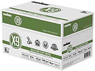 Boise (X-9) White Multi Purpose Paper   8.5 x 11