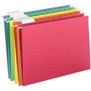 1/5 Tab Hanging File Folders - Assorted Colors