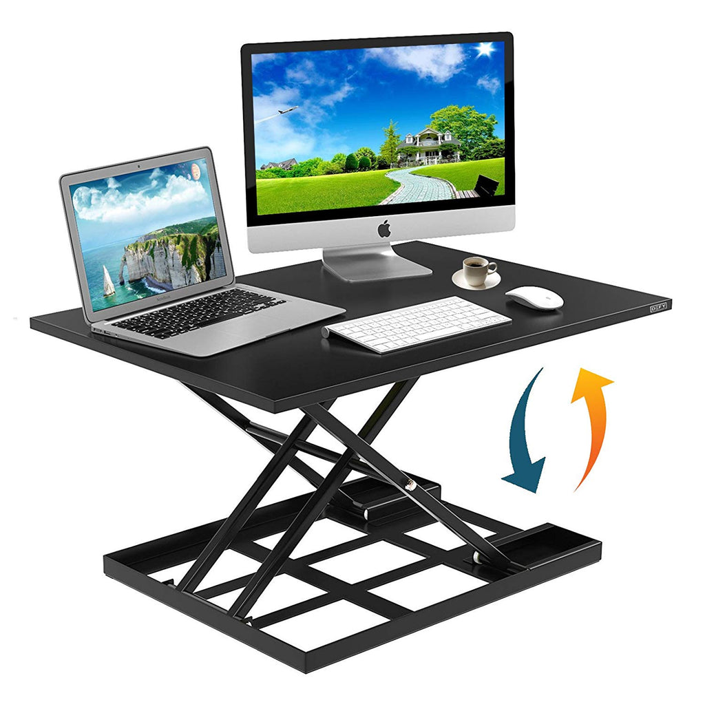 Defy Adjustable Standing Desk - Black